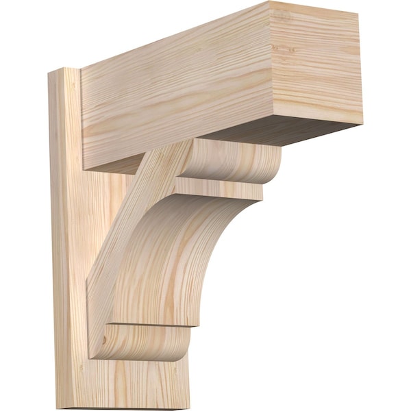 Ekena Millwork Olympic Block Smooth Outlooker, Douglas Fir, 7 1/2"W x 18"D x 18"H OUT08X18X18OLY05SDF - main
